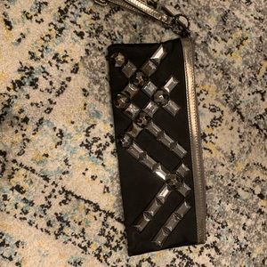 Authentic Burberry clutch with wristlet